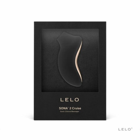 Lelo Sona 2 Black - soniczny stymulator z 12 trybami pracy, czarny