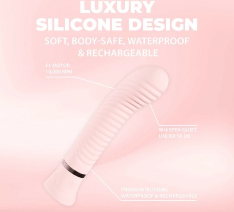 Loveline Divine Paris Collection - model z wypukłą strukturą, rożowy