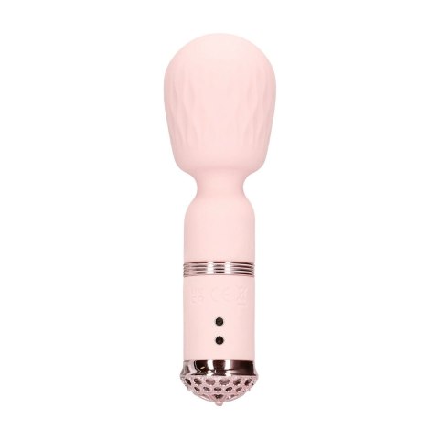 Loveline Velour Mini-Wand Rożowy - 10 Trybow, Wodoodporny, USB