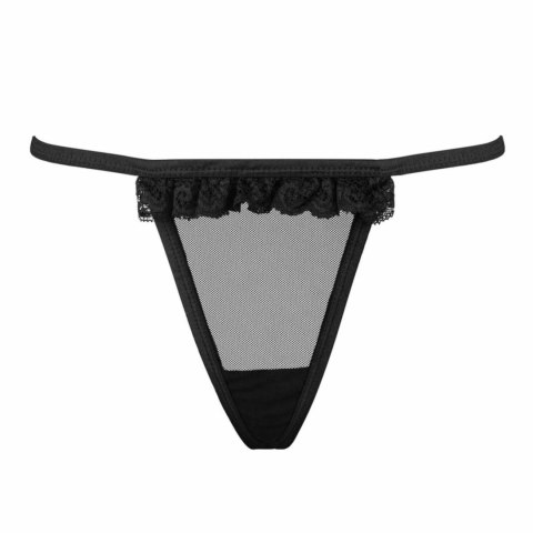 Underneath Lucy Transparent G-string elastyczny, subtelny pasek L/XL