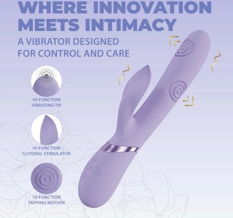 VIVE Fronda Lavender - wielofunkcyjny stymulator anatomiczny 3-silnikowy