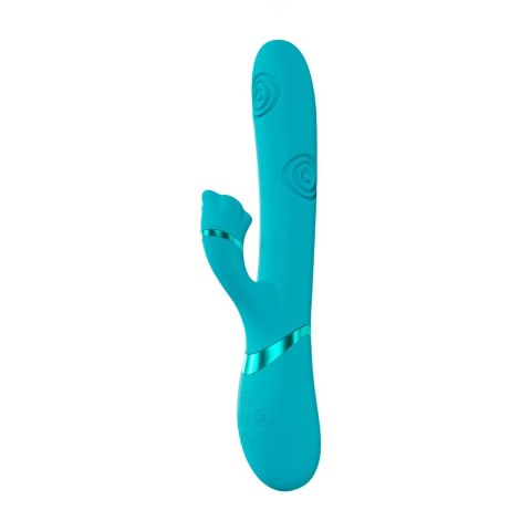 Vive Fiore Blue - Wielofunkcyjny stymulator z systemem Air Wave i tappingiem