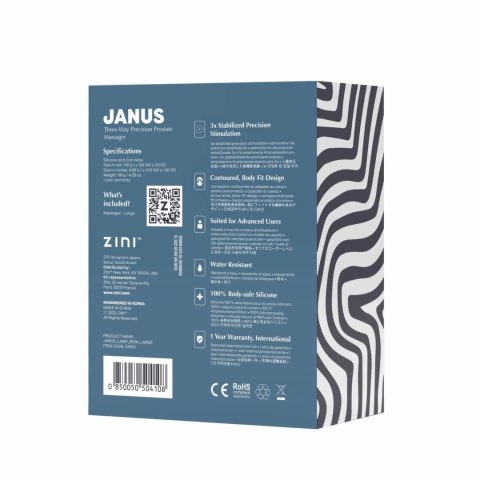 ZINI JANUS LAMP IRON L anatomiczny masażer prostaty czerwony