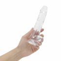Dream Toys Crystal Clear Dildo 17 cm z anatomiczną podstawą
