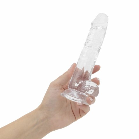 Dream Toys Crystal Clear Dildo 17 cm z anatomiczną podstawą