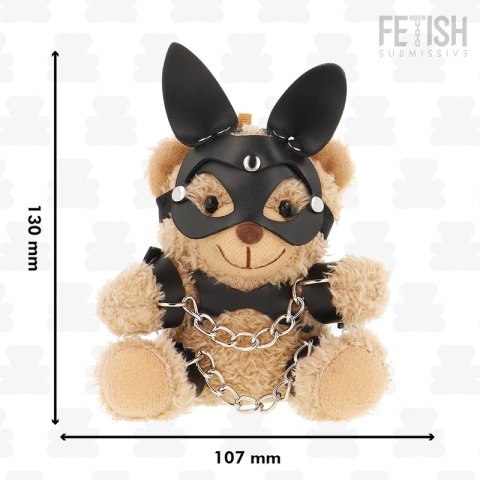 Fetish Submissive Mishka Teddy Bear Model 5 kolekcjonerski z zawieszką
