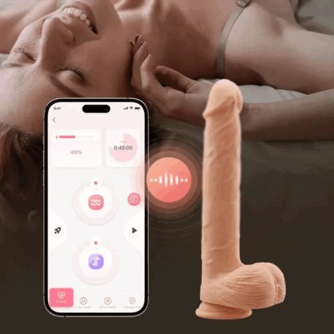 HoneyPlayBox Kenzo 23,9 cm - automatyczny model z funkcją ruchu i przyssawką