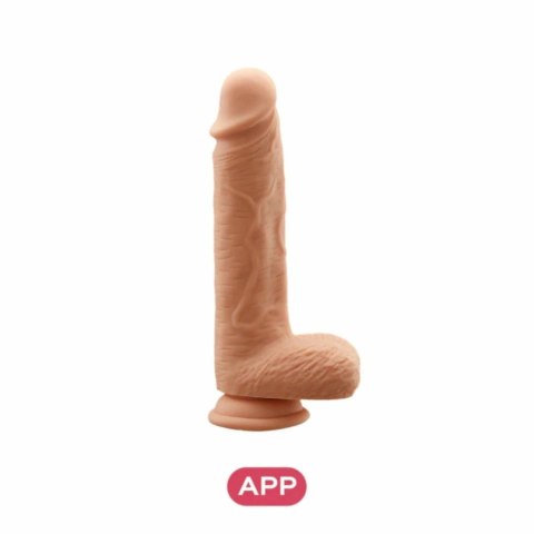 HoneyPlayBox Paxton - Anatomiczny model obrotowo-wibrujący 21,9 cm z mocowaniem