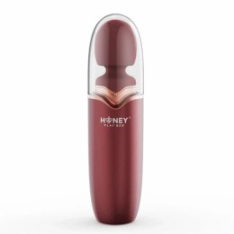 HoneyPlayBox Stormi - Czerwony masażer z funkcją podgrzewania, 9 trybow