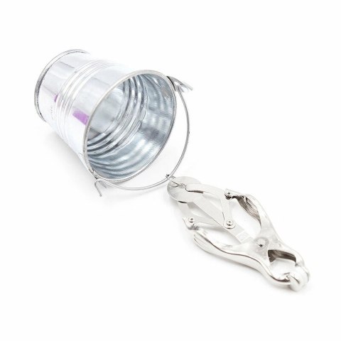 OHMAMA Fetish - metalowe zaciski z wiaderkami, system regulacji