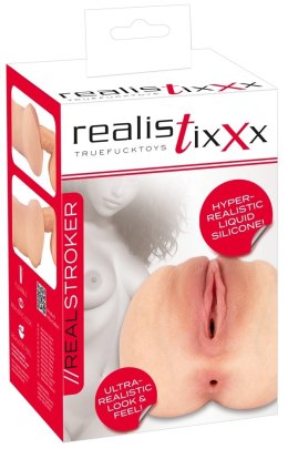 Realistixxx RealStroker Realis maszyna intymna z podwojnym tunelem silikonowym