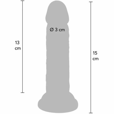 ToyJoy Get Real Deluxe 15 cm - model intymny z podwojną gęstością TPR