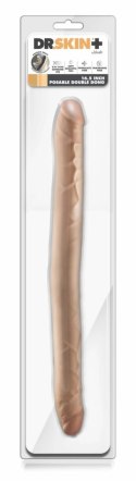 Dr. Skin Plus model podwojny 35,5 cm silikonowy, elastyczny, beżowy