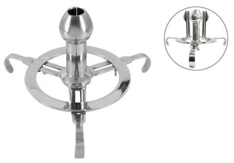 Fetish Collection Anal Deluxe - stalowy ekspander regulowany, 12,5 cm