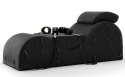 Liberator Black Label Esse - ergonomiczny szezlong z akcesoriami, czarny