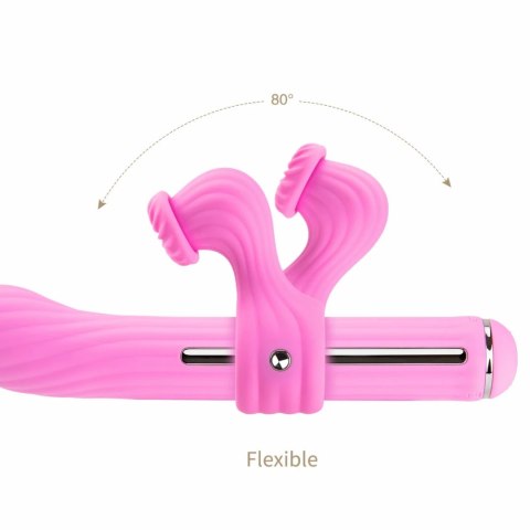 OTOUCH Magic Stick Rożowy - Wielofunkcyjny masażer z 3 końcowkami