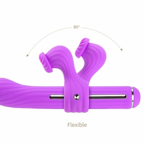 OTOUCH Magic Stick Violet - Wielofunkcyjny masażer z 3 nasadkami