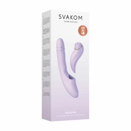 Svakom DuoGlow fioletowy - urządzenie intymne sterowane aplikacją, 2w1