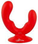 Sweet Smile Dual Vibrator silikonowy podwojny z przyssawką USB