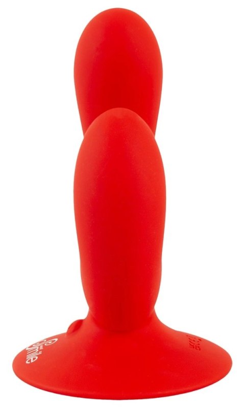 Sweet Smile Dual Vibrator silikonowy podwojny z przyssawką USB