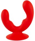 Sweet Smile Dual Vibrator silikonowy podwojny z przyssawką USB