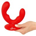Sweet Smile Dual Vibrator silikonowy podwojny z przyssawką USB