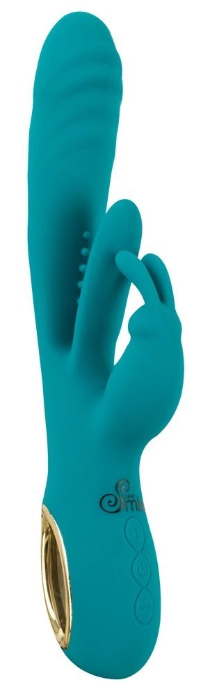 Sweet Smile Thrust Rabbit - wielofunkcyjny model z ruchomą głowicą 25 cm