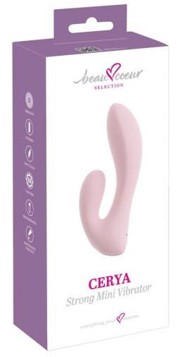 Beau Coeur Cerya Strong Mini - kompaktowy model z podwojnym systemem wibracji