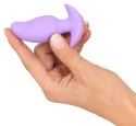 Cuties Fioletowy Wibrujący Korek Anatomiczny 7 Trybow 8 cm