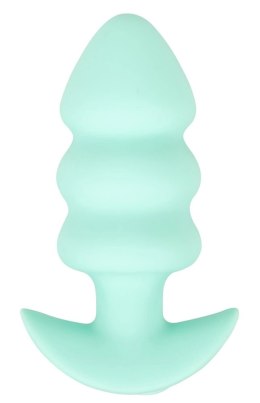 Cuties Mini Zielony Plug Wibracyjny - 7 Trybow, Silikonowy, 8,3 cm