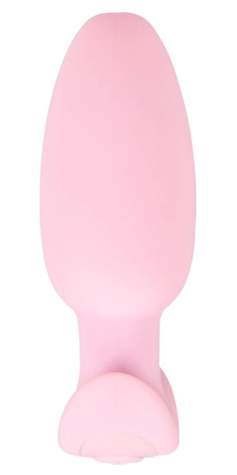 Cuties Plug Rose - Wibrująca mini nakładka silikonowa 8 cm, rożowa