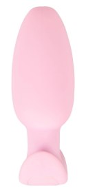 Cuties Plug Rose - Wibrująca mini nakładka silikonowa 8 cm, rożowa