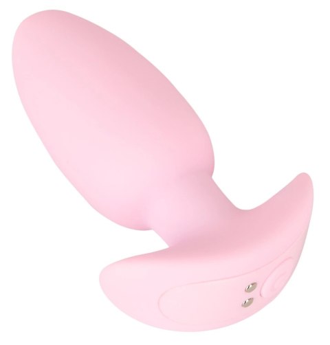 Cuties Plug Rose - Wibrująca mini nakładka silikonowa 8 cm, rożowa