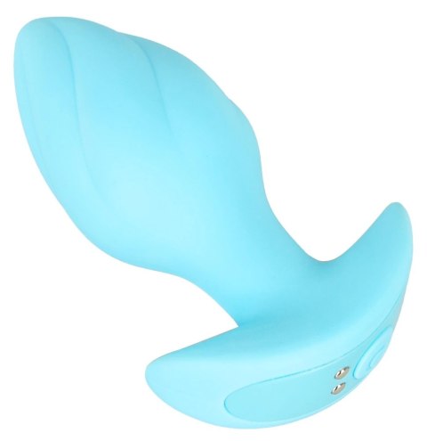 Cuties Plug Wibrujący Mini Niebieski - 7 Trybow, Silikonowy, 8 cm