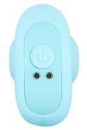 Cuties Plug Wibrujący Mini Niebieski - 7 Trybow, Silikonowy, 8 cm