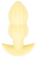 Cuties Wibrująca Zatyczka Anatomiczna Żołta 7 Trybow Silikon 8cm