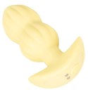 Cuties Wibrująca Zatyczka Anatomiczna Żołta 7 Trybow Silikon 8cm