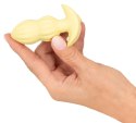 Cuties Wibrująca Zatyczka Anatomiczna Żołta 7 Trybow Silikon 8cm