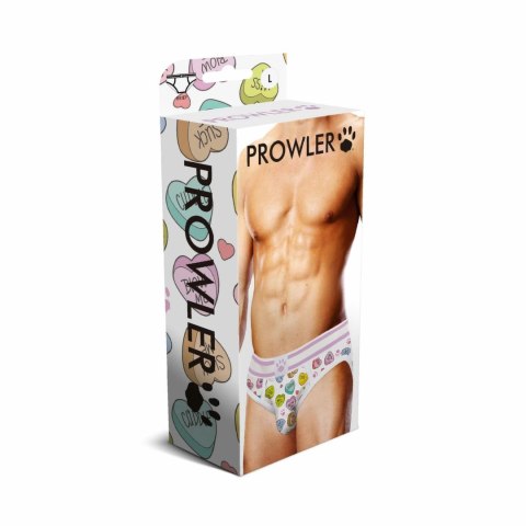 Prowler Briefs Candy Hearts - kolorowe slipy z elastycznym pasem L