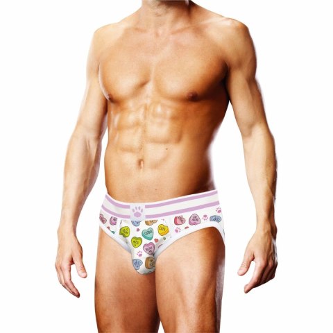 Prowler Briefs Candy Hearts - komfortowe majtki z elastycznego materiału M