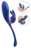 Sweet Smile Metallic Double System - elastyczny silikonowy model 22,5 cm