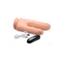 Curve Toys podwojny model silikonowy z przyssawką 20,5 cm