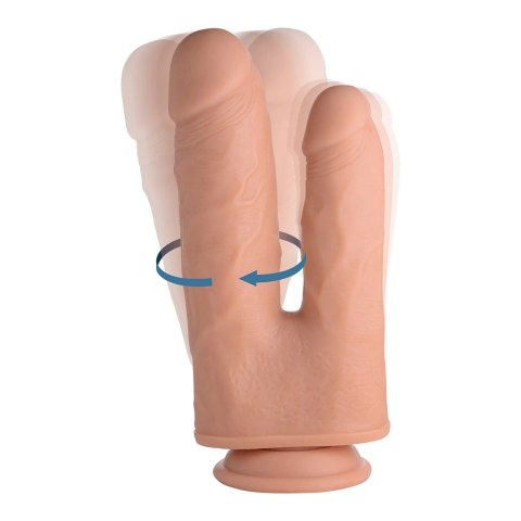 Curve Toys podwojny model silikonowy z przyssawką 20,5 cm Curve Toys podwojny model silikonowy z przyssawką 20,5 cm
