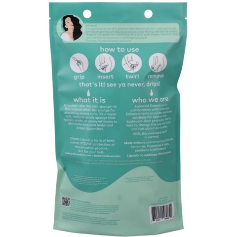 Doc Johnson Dripstick gąbki higieniczne do absorpcji płynow 12 szt. Doc Johnson Dripstick gąbki higieniczne do absorpcji płynow 12 szt.