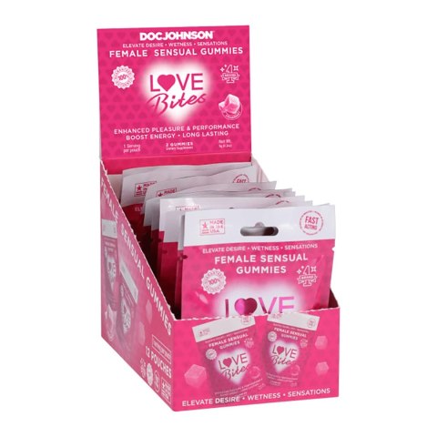 Doc Johnson Female Sensual Gummies 12 szt. - żelki z ekstraktem maca Doc Johnson Female Sensual Gummies 12 szt. - żelki z ekstraktem maca