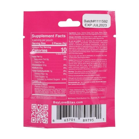 Doc Johnson Female Sensual Gummies 12 szt. - żelki z ekstraktem maca Doc Johnson Female Sensual Gummies 12 szt. - żelki z ekstraktem maca