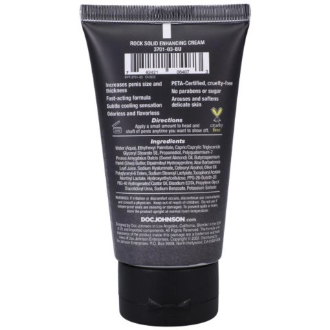 Doc Johnson Rock Solid Enhancing Cream krem powiększający 60 ml Doc Johnson Rock Solid Enhancing Cream krem powiększający 60 ml
