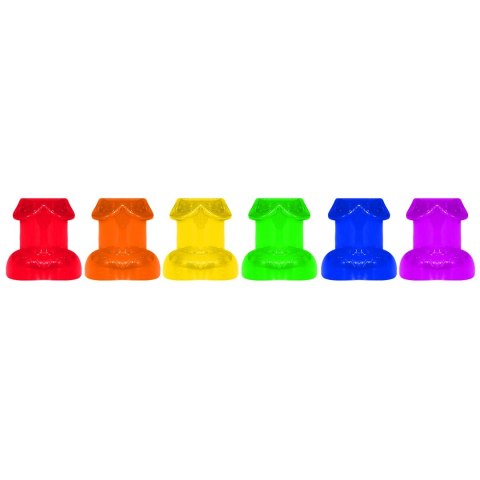 Kheper Games Zestaw kieliszkow Rainbow Party 6 szt. kolorowe 44 ml Kheper Games Zestaw kieliszkow Rainbow Party 6 szt. kolorowe 44 ml