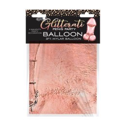 Little Genie Glitterati Balon Foliowy 3Ft Rożowe Złoto Dekoracyjny