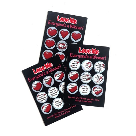 Little Genie Love Me Lotto - Zestaw 12 Kart Zdrapek z Niespodziankami Little Genie Love Me Lotto - Zestaw 12 Kart Zdrapek z Niespodziankami
